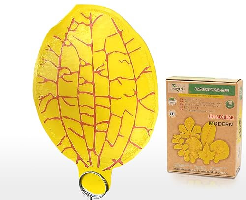 LEAVES 30 STK Gelbsticker Trauermücken Bioprodukt – gelbtafeln gegen trauermückenfür Zimmerpflanzen Schädlingsbekämpfung mehrere Arten Pflanzenkontrolle im Innenbereich.