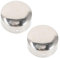 Uonlytech 2pcs Wooden Handrail End Caps - Tube Protector for Staircases & Metal Tubing Post Cover - Arm Rest & Chair Leg Caps - Stainless Steel Armrest Bracket