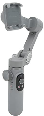 Aochuan Smart X Pro 3 Axis Handheld Ball Head Stabilizer con Fill Light Focus Zoom Display per Smartphone Vlog Video Shooting