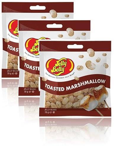 Jelly Belly 3x Toasted Marshmallow, 3 x 70g