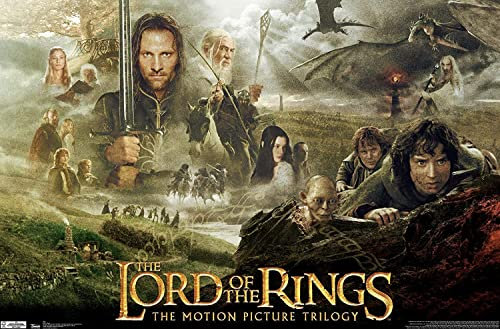 LORDOS 5D Diamond Painting for Adults, Diamond Painting Pictures, Herr der Ringe Diamond Painting for Children for DIY, Girls, Boys, Home Wall Decor, Indie Room Decor 50x70cm
