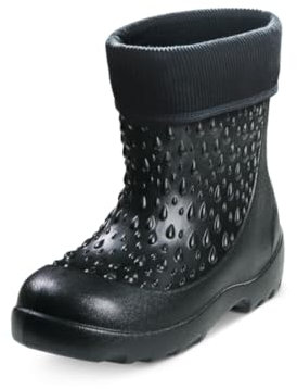 TAMS® Kinder Winter Gummistiefel wasserdicht Regenstiefel Regenschuhe Gummistiefel EVA Gelb Rot Schwarz 22/23-34/35 (Schwarz, EU Schuhgrößensystem, Kleinkind, Numerisch (von/bis), M, 26, 27)