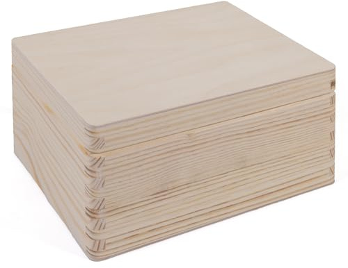 HolzFee Holzkiste 20 x 15 x 10 cm Kiste Holz mit Deckel Aufbewahrungsbox Erinnerungskiste Holzbox Kiefer