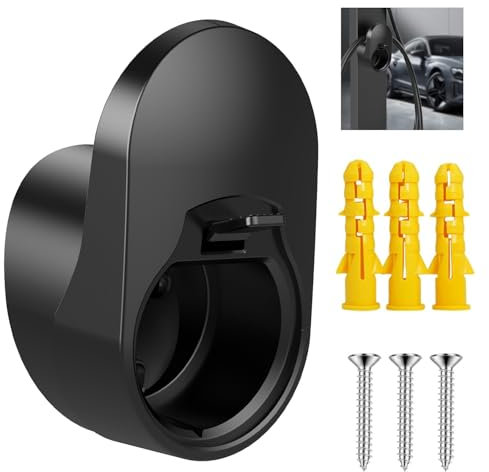 VDLPOWEREU Support Câble Recharge Type 2 - Support Mural de Cable Type 2 - pour Voiture Électrique - Matériau Solide - Compatible avec Câble Type 2