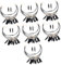 GALPADA 7 Sätze Schmuck-Set Ohrringe für Frauen Modische Halsketten für Damen im Trend weihnachtskrippe rolf zuckowski weihnachten schicke Ohrringe Schmuck Kombination Fransenkette Feder