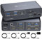 FQuanmap KVM Docking Station USB C KVM Switch 2 Monitors 2 Computers HDMI 4K60Hz EDID Dual Monitor Switcher for Laptop and PC Share 13-in-1 Dock
