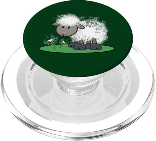 Schaf Spaß Pusteblume lustig und witzig PopSockets PopGrip für MagSafe