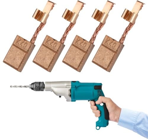 Carbon Brushes for Makita Drill CB440 DTD146 DHP456 DHP458 DHP482 DTW251 BHP451 BHP452 Electric Power Tools Carbon Brush Replacement Motor Brushes (4)