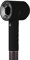 JZ Custodia protettiva in silicone compatibile con asciugacapelli Dyson HD16, antigraffio, antiurto, da viaggio, con adorabili adesivi per asciugacapelli (nero)
