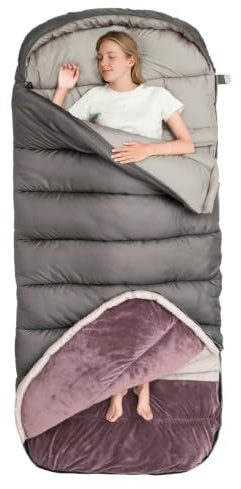 BISINNA XXL Schlafsack Winter 4 Saeson Schlafsäcke für Erwachsene