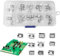 keyxer Assortiment de connecteurs Micro USB mâles et Femelles de Haute qualité (50 pièces, 10 modèles) - Adaptateur Dip 180° 5 Broches soudable pour réparations, téléphones Portables et pièces