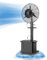 LXHGVKHJ Ventilador Nebulizador, 65/75 cm Ventilador Portátil para Exteriores con Tanque de Agua de 42L, 3 Velocidades y Oscilación de 90°, para Taller, Jardín y Patio(30 inches)