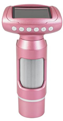 Microscope numérique LCD de 5,1 cm pour enfants, jouet STEM rechargeable avec diapositives préparées et carte 8G connectivités PC, microscope portable photo