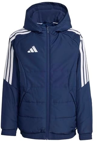 adidas Unisex Kinder Tiro 26 Winter Kids Coat, team navy blue 2/white, 15-16 Years