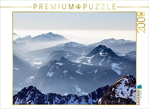 CALVENDO Puzzle Alpen gesehen vom Nebelhorn 2000 Teile Puzzle quer | Lege-Größe cm Foto-Puzzle für glückliche Stunden