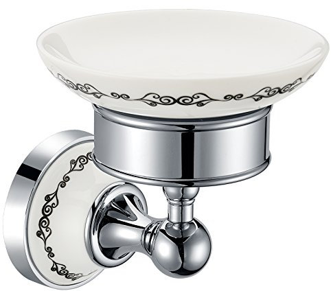 PaulGurkes Nostalgie Retro Seifenablage Keramik Bad Accessoires Landhausstil Badaccessoires Set