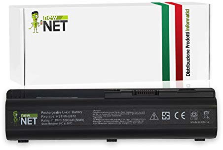 Batteria Compatibile con HP EV03 EV06 HSTNN-CB72 HSTNN-LB72 HSTNN-UB72 HSTNN-IB72, HP Pavilion DV4-1000 DV6-1000 Series, HDX16 G50 G60 G61 G70 G71, Compaq CQ60 CQ61 da 5200mAh 10.8V - 11.1V