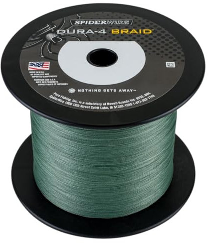 SpiderWire Dura 4, Moosgrün, 0.1 mm, 9.1 kg, 20 Lb, 1800 yd