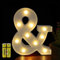 HONPHIER® Buchstaben Lichter Alphabet Lampe LED Brief Beleuchtung Buchstabe Licht Beleuchtete Buchstaben Nachtlichter Dekoration für Geburtstag Party Hochzeit Kinderzimmer (&)