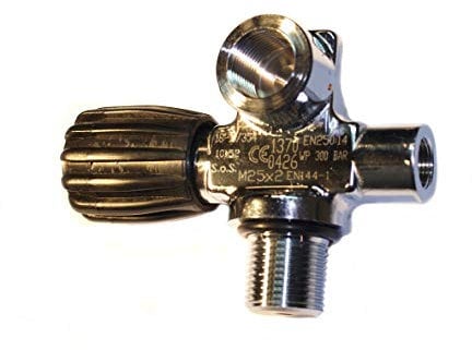 METALSUB Grifo Lateral de bibotella, M25 300 Bar, SX