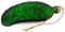 Gurke Gurken Weihnachtsgurke Weihnachtsbaum Weihnachten Tannenbaum Anhänger zum Hängen aus Glas grün Deko Hänger 10 cm hoch (1)