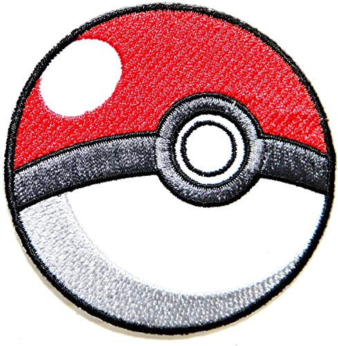 Pokkee Iron on Patch Applique Embroidered Game Patch Playing Ball