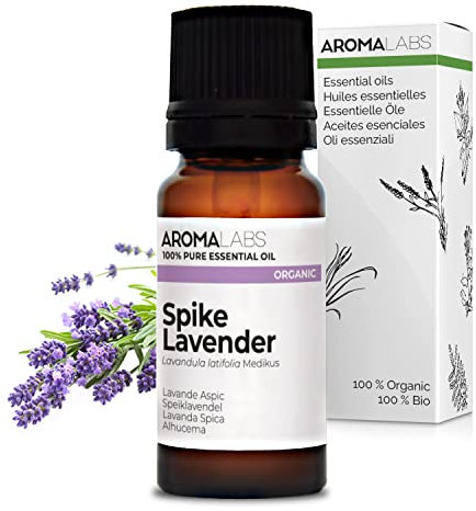 Aroma Labs - Lavanda Spica BIO - Olio Essenziale Chemiotipizato e Certificato AB - 10 mL