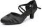 Rosefinch Scarpe da Ballo Latino da Donna - Salsa, Tango, Valzer, Ballo Sociale - Nero, Tacco 5cm, 40EU