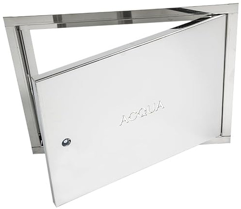 SPORTELLO CONTATORE ACQUA ZINCATO VARIE MISURE COMPLETA DI CHIAVE (Zincato, 45x60)