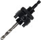 Convient pour trou de 32 à 210 mm - Mandrin SDS 1/4 pour scie cloche avec scie cloche HSS 1/4