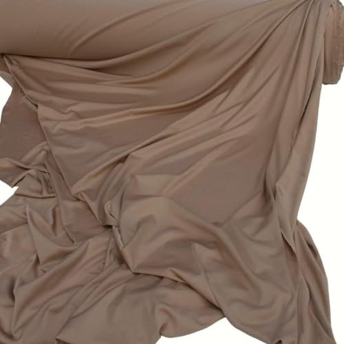 TOLKO Baumwolljersey Jersey Stoff Meterware | uni Baumwollstoff für Damen Shirt Kleid Rock Jersey Bettwäsche Kinder Stoff Sommer Kleiderstoff | Weich elastisch 170cm breit | Stoffe zum Nähen