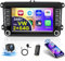 Inefala 2+64G Dab Android 15 Autoradio pour VW Golf 5 Golf 6 Polo Passat Tiguan, 7'' Écran Tactile 2 DIN Radio Navigation GPS avec sans-Fil Carplay/Android Auto/Bluetooth/Lien Miroir/Caméra de recul