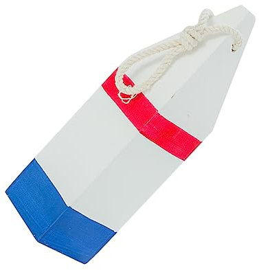 IMIKEYA Holzboje Mediterranes Boje Wandkunst Boje Hängende Dekoration Rotes Boje Ornament