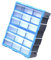 SiaBiced Cassettiera portaoggetti, Scatola portautensili, organizzazione Garage, Multiuso, con cassetti Multipli, Organizer per Dadi, Piccoli Oggetti, bulloni, Blu 18 Cassetti