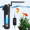 Internal Fish Tank Filter, Aquarium Filter Pump with UV Steriliser 5 in 1 (500L/H 5W), Ultra Silent Biochemical Filtration Pump for 80-200L Aquariums Flow Rate and Direction Adjustable