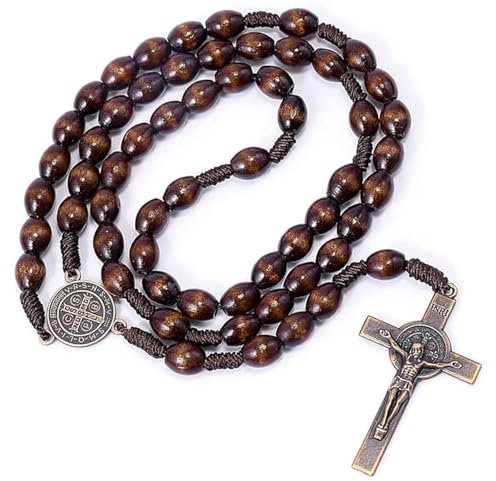 Fizzix Elegant Rosary Beads for Men – Smooth Prayer Beads Necklace, Ideal for Daily Prayer, Spiritual Gifts, Durable and Stylis