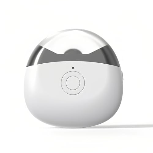 Lancoon Polisseuse électrique pour ongles avec lumière faible bruit conservation de la ferraille des ongles 2 vitesses de sécurité rechargeable coupe-ongles lame pour enfants âgés maison bureau