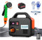 Bonoutil 21V Battery Powered Water Pump 240GPH Cordless Water Transfer Pump Battery Operated with Garden Hose Nozzle 7 Spray Modes for Watering Car Washing Tub Fish Tank Inflatable Pool (Black)