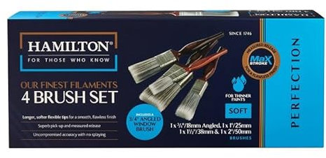 HAMILTON Perfection Maxstroke - 4 x Brush - Box Set