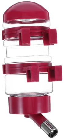 VICASKY Bottiglia d'acqua automatica per gatti Dispenser di acqua da appendere con ugello antigoccia, capacità per gabbie e canili Continuo