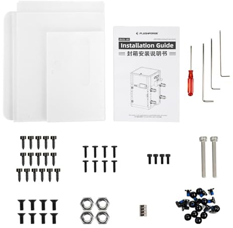 FLASHFORGE Adventurer 5X Gehäusesatz,3D-Druckerteile-Gehäuse-Kit für AD5X, DIY & anpassbar, modulares Design mit druckbaren Teilen für vollständige Personalisierung