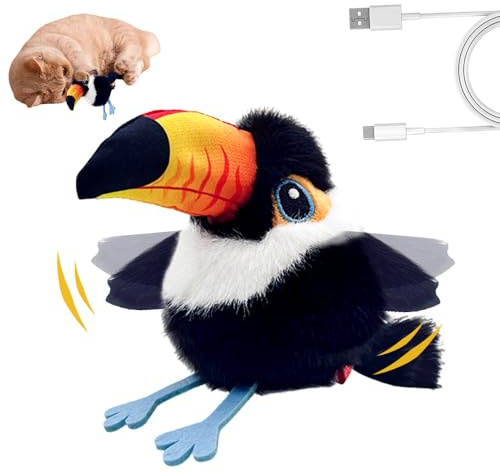 Cat Toys, 2026 New Interactive Cat Toy, Soft Plush Toys for Cats kittens to Bite, Chew and Kick (Big beaker)