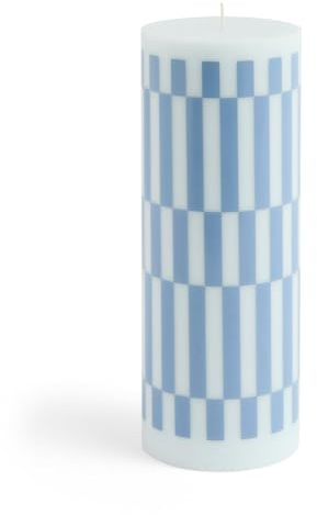 HAY - Column Kerze L, light blue/dusty blue check
