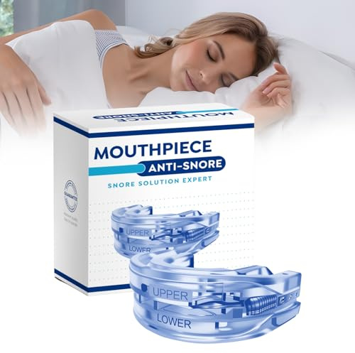 hommova Anti Snore Mouth Guard, Adjustable Mandibular Advancement Oral Device, Snoring Mouthpiece for Sleep
