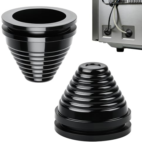 qjuwhua Kabeldurchführung Gummi 20 mm 10 Stück Tower Gummitülle Kabeldurchführung Wasserdicht Kabeltülle Gummitüllen Durchführungstüllen Kabellochabdeckung für Kabel Draht Elektrogeräte (Schwarz)
