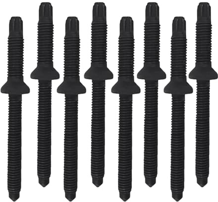 Partsline (Lot de 8) Vis de Fixation d'Injecteur compatible avec Berlingo, C3, C4, C5, Jumpy II, Fiesta 6, 1007, 206, 207, 307, 308, Expert, Partner 1.6 HDi TDCi - Équivalent à 1609848080 1609848280
