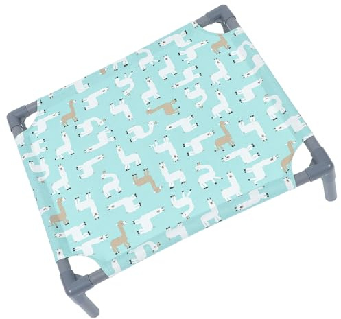 Levemolo Katzenhängemattenbett Atmungsaktives mit Kunststoffbeinen aus Polyester Leicht zu Reinigen Robust und für Kleine Haustiere Wie Katzen und Meerschweinchen