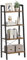 Zeilako VASAGLE Vintage Ladder, 4-Tier Bookshelf, Storage Rack Shelf Unit, Bathroom, Living Room, Wood Look Accent Furniture Metal Frame ULLS44X