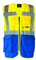 Korntex Multifunktions-Warnweste - Gelb, Größe L, Unisex, Hochsichtbarkeitsweste, Warnweste, Erwachsene, Arbeiter, Umweltbewusste