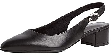 Tamaris Damen 1-1-29500-26 Pumps, Pumps, Black Leather, 38 EU